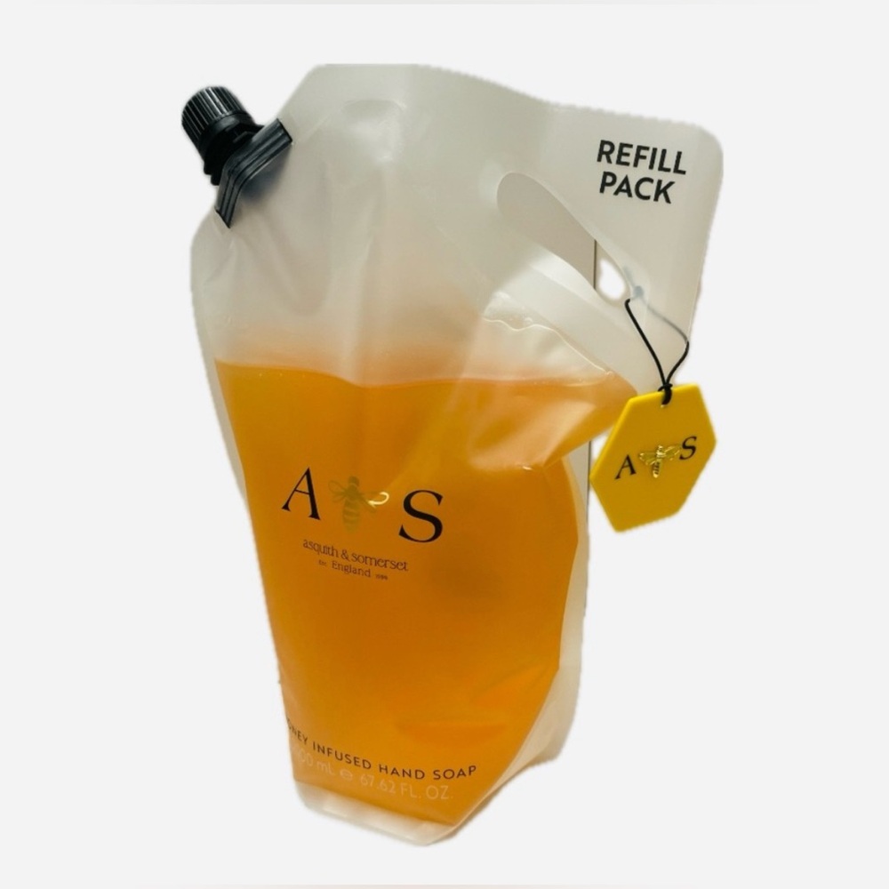 NWT ⚜️🍯⚜️ ASQUITH & SOMERSET HONEY INFUSED SCENTED HAND WASH REFILL POUCH - Picture 2 of 9